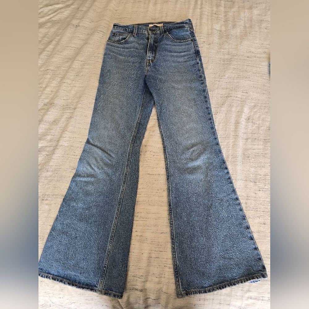 Levi's 70s High Flare Jeans 26 - Picture 4 of 6